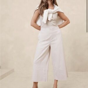 Banana Republic Linen Blend Wide-Leg pants